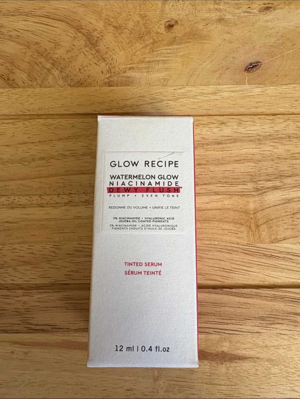 Glow Recipe Watermelon Glow Niacinamide Dewy Flush Plump Even Tone Tinted Serum